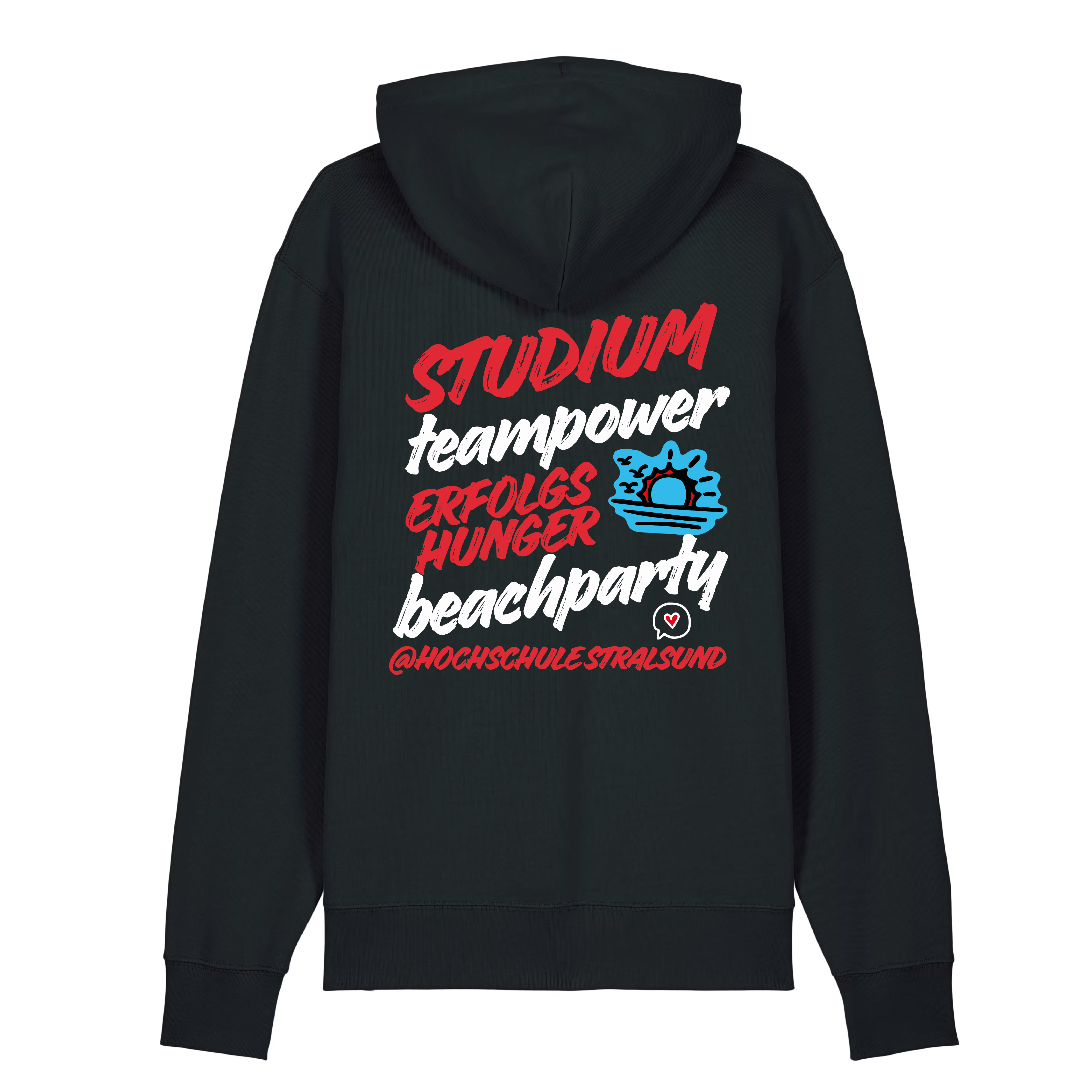 Hoodie Unisex Teampower, Black